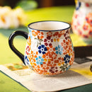 Retro Ceramic Coffee Mug by Axyaa - Creative Office Breakfast Cup