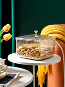 Axyaa Covered Tray: Premium Dried Fruit & Melon Seed Snack Platter