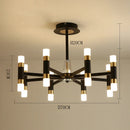 Axyaa Modern Ceiling Chandelier for Dining and Living Room Lighting