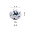 Axyaa Retro Ceramic Stew Pot with Lid, Chinese Style Creative Clay Cookware