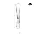 Axyaa Glitter Champagne Flutes & Bubble Wine Cups for Bar Parties & Weddings
