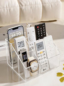 Acrylic Makeup & Phone Holder by Axyaa: Desktop Organizer for Small Objects