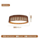 Axyaa Wabi Sabi Rattan Master Bedroom Ceiling Light Zen Tea Room Retro Chinese Style