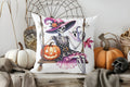 Axyaa Halloween Skeleton Ghost Swing Pillow Cover for Sofa Bedroom Car