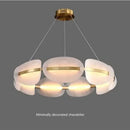 Axyaa Petal Pendant Light: Modern Designer Ring Luxury Bedroom Lighting