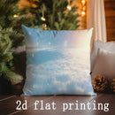 Axyaa Winter Scenes Pillow Covers for Sofa Bedroom Car Cushion