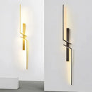 Axyaa LED Strip Wall Lamp: Modern Minimalist Bedroom Living Room Decorative Light