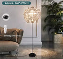 Axyaa Light Luxury Floor Lamp with Remote Control Dimming for Living Room, Bedroom, Study