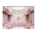 Axyaa Pink Reed Flower Tower Canvas Wall Art for Living Room Home Decor
