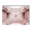 Axyaa Pink Reed Flower Tower Canvas Wall Art for Living Room Home Decor