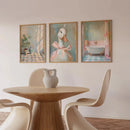 Cute Duck Trio Wall Art Set for Girl's Room Decor by Axyaa