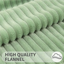 Axyaa Soft Solid Color Flannel Pillowcases - Set of 2