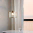 Axyaa Glass LED Pendant Lamp - Industrial Vintage Hanging Lights - Kitchen Dining Living Room