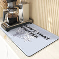 Axyaa Cartoon Pattern Kitchen Drying Mat - Non-Slip Table Coasters & Placemat