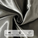 Axyaa Silk Satin King Fitted Sheet Set with Elastic Band - Soft & Silky Bed Cover
