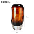Axyaa Caramel Glass Vase for Table Flower Arrangement