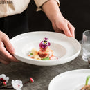 Axya Ceramic Round Dinner Plate Set for Home Kitchen Dining