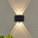 Axyaa Solar Fence Light: Waterproof Outdoor LED Wall Lights for Garden Decoration.