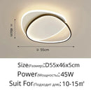 Axyaa Modern LED Ceiling Lights Minimalist Bedroom Dining Room Chandelier