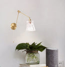 Axyaa Glass LED Wall Lamp for Living Room, Bedroom, Bathroom - Nordic Minimalism
