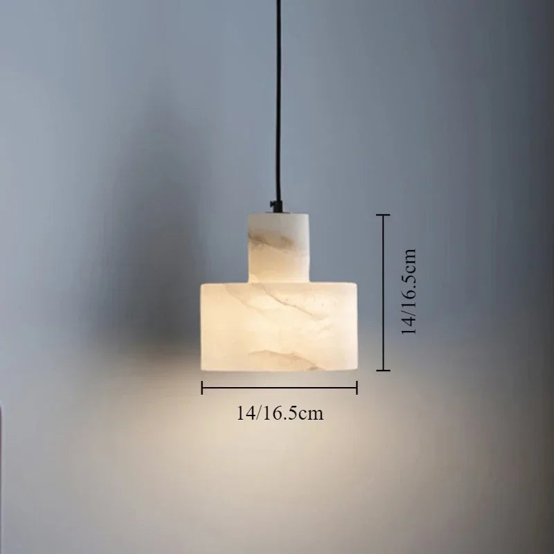 Marble Pendant Lamp for Modern Living Spaces - Axyaa Small Chandelier