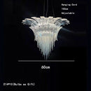 Axyaa Crystal Chandelier Modern Living Room Ceiling Light European Style Decor