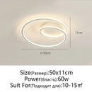 Axyaa LED Ceiling Chandelier for Bedroom Living Room Study Kitchen - Black and White