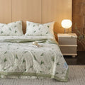 Axyaa Cotton Summer Quilt 4-Piece Set, Single Size, Thin and Washable