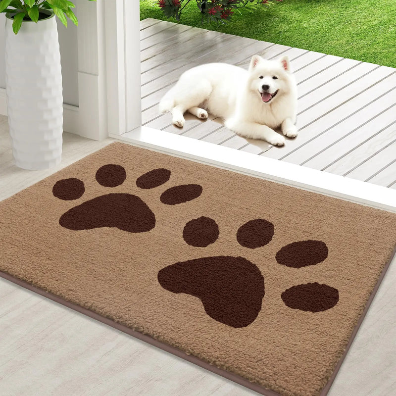 Axyaa Quick Dry Microfiber Mud Mat Dogs Entry Indoor Non-Slip Mat