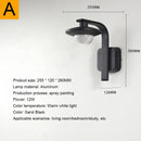 Axyaa LED Wall Light: Modern Waterproof Outdoor Decoration for Courtyard, Garage, Balcony