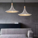 Axyaa Nordic Wood & Concrete Pendant Lamp for Dining Room, Bar, Cafe