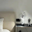 Axyaa Nordic Glass Desk Lamp: Creative Design for Bedside Art Decor & Ambiance