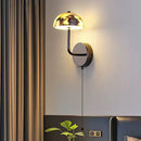 Axyaa Mushroom Marble LED Wall Light for Bedroom and Dining Room