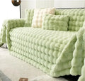 Axyaa Rabbit Plush Sofa Towel: Soft, Warm, Luxurious Velvet Throw Blanket