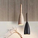 Axyaa Yellow Cave Stone Pendant Chandelier - Modern Nordic Bedroom Lighting