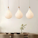 Axyaa Wabi-Sabi Cloth E27 Pendant Lamps for Dining Room Kitchen Bar Chandeliers