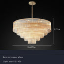 Axyaa Nordic Luxury Glass Bar Chandeliers - Large Hanging Lamps for Home & Hotel