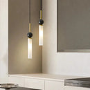 Axyaa Copper Marble Chandelier: Modern Luxury Pendant Lamp for Living Room, Kitchen, Bedroom