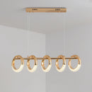 Axyaa Gold Ring LED Chandelier Pendant Lighting Fixture