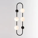 Axyaa Nordic Glass Wall Lamp: Postmodern Minimalist Magic Bean Design