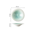 Axyaa Ceramic Salad Bowl: Vintage Style for Soup, Fruit, Sashimi, and Molecular Cooking