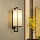 Axyaa Retro Chinese Iron Art Fabric Wall Sconce for Living Room Bedside & Hotel Corridor