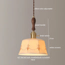 Axyaa Japanese Style LED Ceramic Pendant Light Chandelier