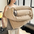 Axyaa Double Layer Milk Velvet Blanket: Warmth and Style for Bed or Sofa