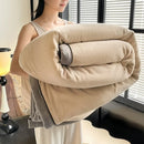 Axyaa Double Layer Milk Velvet Blanket: Warmth and Style for Bed or Sofa