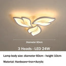 Axyaa Creative Leaves LED Ceiling Lamp for Modern Living Room Decor