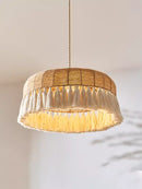 Axyaa Hemp Rope Ceiling Chandelier Twine Pendant Lights Living Room Decor