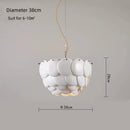 Pine Cone Ceramic Chandelier for Axyaa Spaces