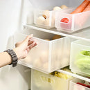 Axyaa Plastic Folding Fridge Storage Box - Large Capacity Vegetable Organizer