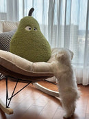 Axyaa Duck Pear Plush Pillow for Living Room Sofa, Cute and Creative Nap Cushion
